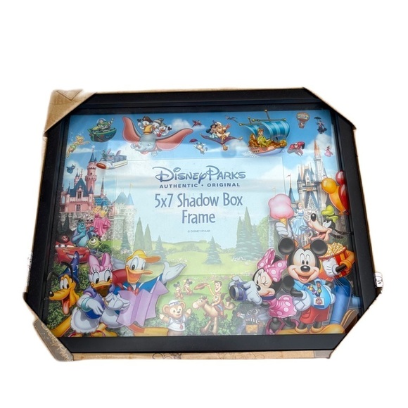 Disney Park Storybook Character 5x7 Shadowbox Colorful Photo Frame Duffy Mickey - Picture 2 of 6